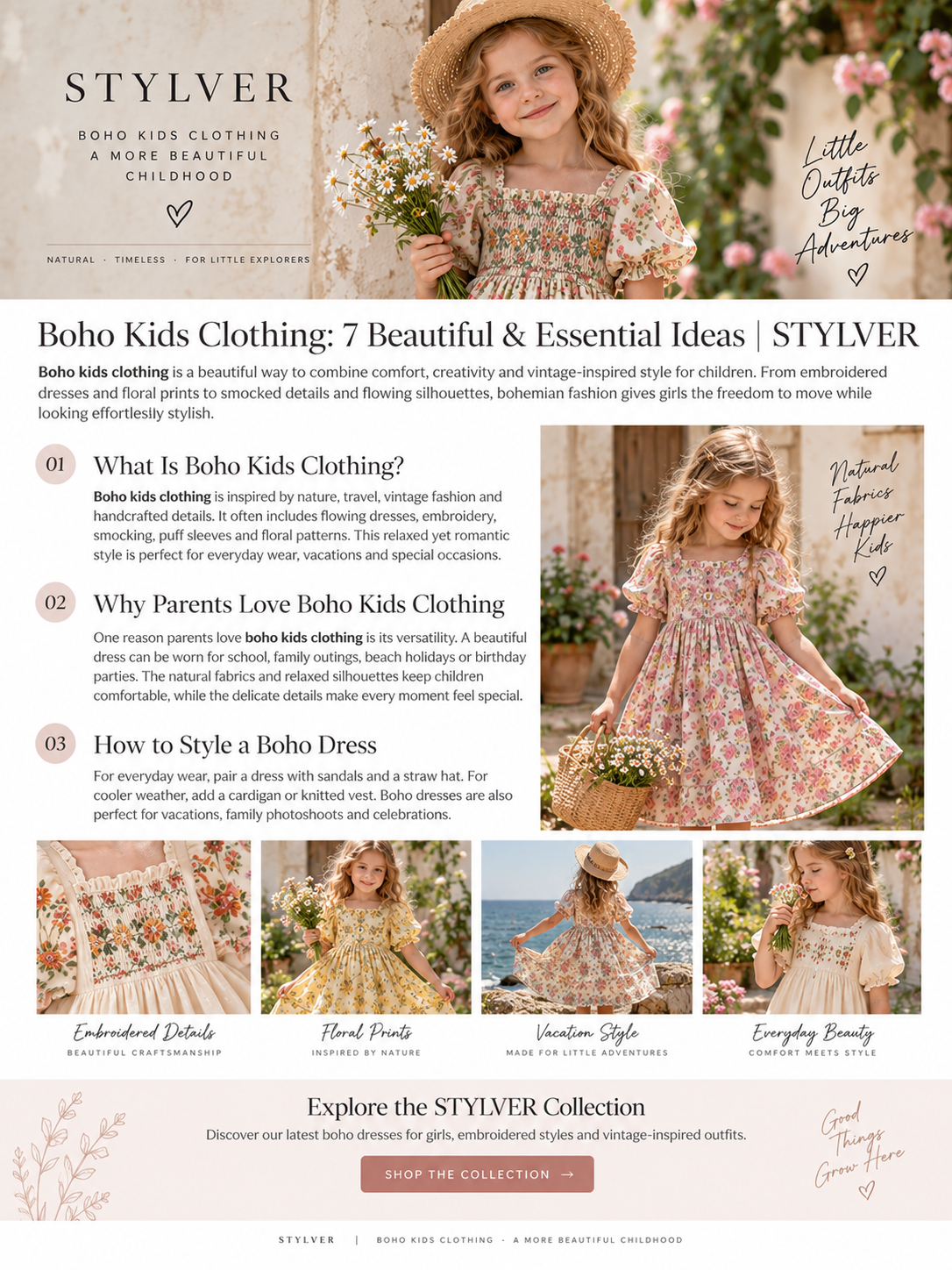 boho kids clothing